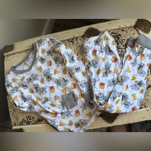 Swiggles 4T Kids Cartoon Print Underwear Set - Gray and Yellow